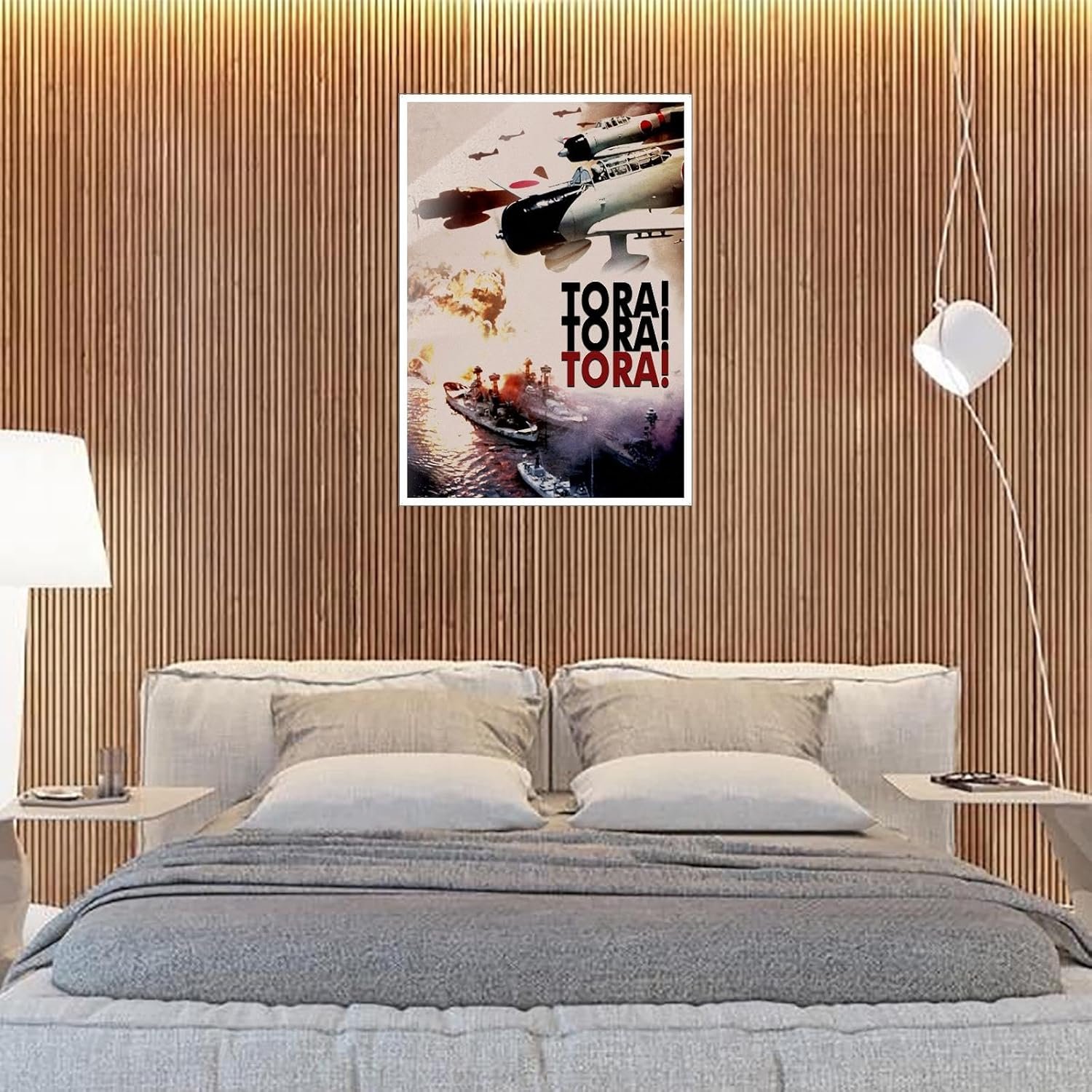 Tora Tora Tora 1970 Poster Wall Art Marine War Canvas Prints War Movies Poster For Home Office Cinema Decorations Unframed 36"x24"