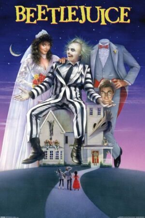 Trends International 24X36 Beetlejuice - One Sheet Wall Poster, 36L x 24W, Unframed Version