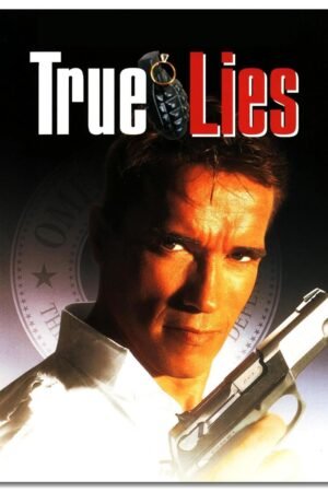 True Lies Movie Poster Wall Art Action Movies Canvas Prints Classic Movies Poster For Home Office Cinema Decorations Unframed 16"x12"