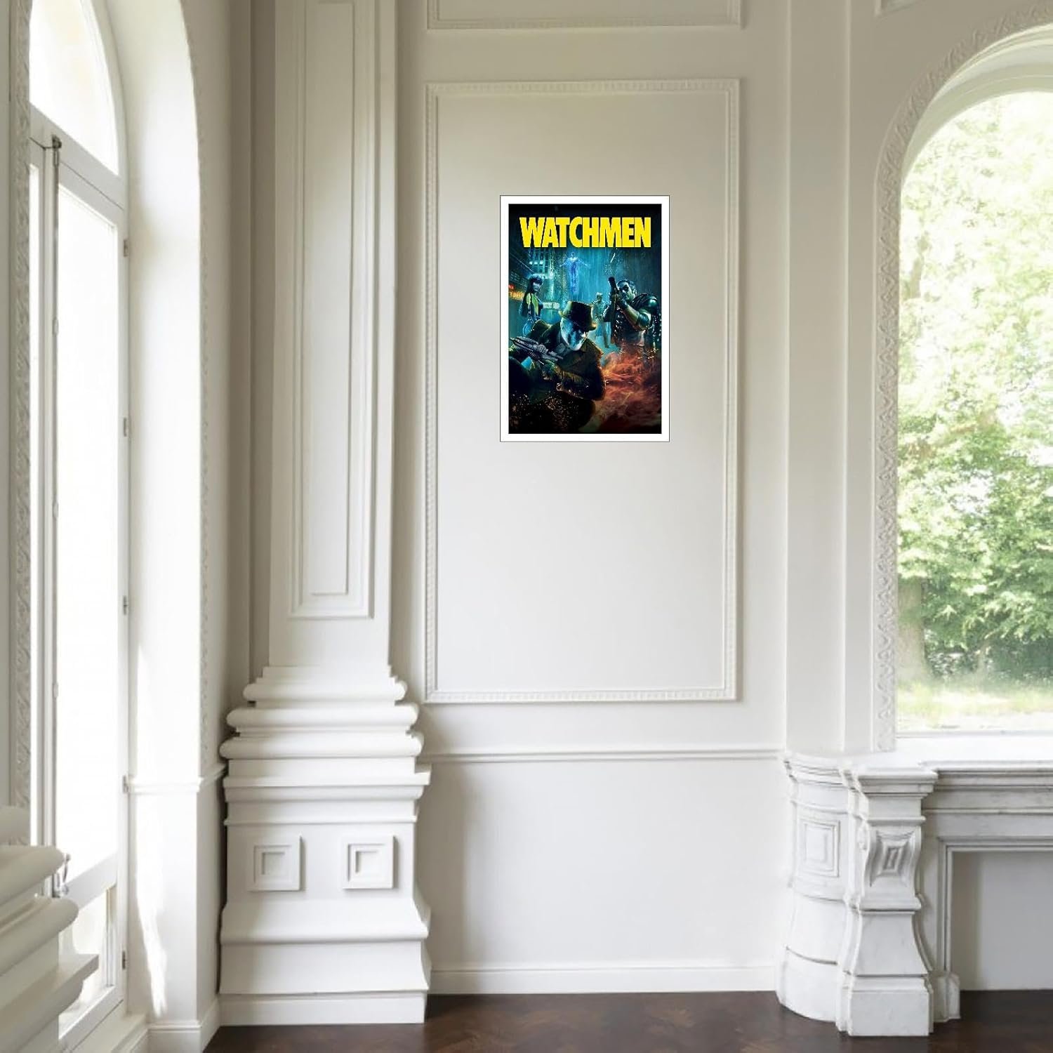Watchmen Movie Poster Wall Art Action Movies Canvas Prints Science Fiction Movies Poster For Home Office Cinema Decorations Unframed 18"x12"