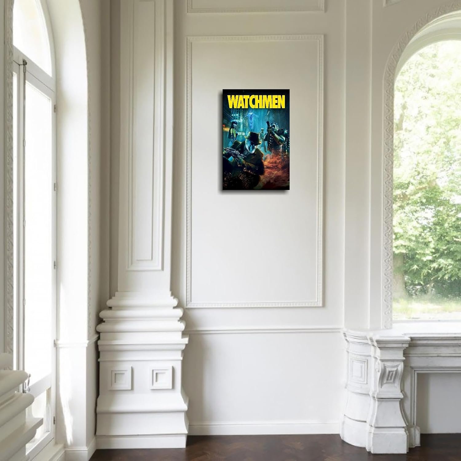 Watchmen Movie Poster Wall Art Action Movies Canvas Prints Science Fiction Movies Poster For Home Office Cinema Decorations Unframed 18"x12"