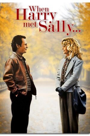 When Harry Met Sally Movie Poster Wall Art Love Movies Canvas Prints Comedy Films Poster For Home Office Cinema Decorations Unframed 36"x24"