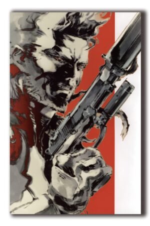 XIHOO Metal Gear Solid 2 Poster for Home Decor Wall Art 11x17inch (28x43cm) Frameless Gift