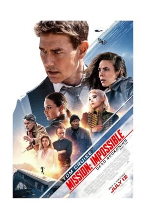 XIHOO Mission Impossible Poster Dead Reckoning Part One Movie Posters Prints Bedroom Decor Silk Canvas for Wall Art Print Gift Home Decor Unframe Poster 11x17inch 28x43cm
