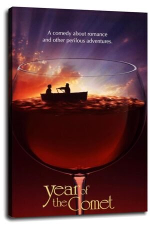 Year Of The Comet Movie Poster Wall Art Romantic Comedy Canvas Prints Adventure Movies Poster For Home Office Cinema Decorations With Framed 36"x24"