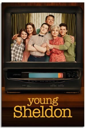 Young Sheldon Movies Posters Wall Art Comedy Movies Canvas Prints Fun Children's Movies Poster For Home Office Bedroom Decorations Unframed 24"x16"