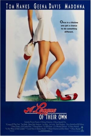 A League of Their Own 1992 - Vintage Sports Classic Movie Poster-12 x18 Inches - (Framed)