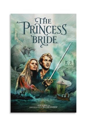 Aesthetic Posters for Bedroom The Princess Bride Movie Poster Restroom Decor Poster Decorative Painting Canvas Wall Art Living Room Posters Bedroom Painting 12x18inch(30x45cm)