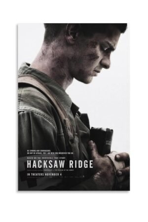 Aesthetic Posters Hacksaw Ridge Movie Posters Custom Poster Prints Poster Decorative Painting Canvas Wall Art Living Room Posters Bedroom Painting 08x12inch(20x30cm)