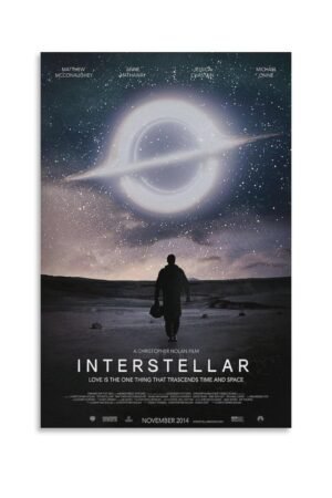 Aesthetic Posters INTRSTELLAR Movie Poster Canvas Art Poster And Wall Art Picture Print Modern Family Bedroom Decor Posters 24x36inch(60x90cm)