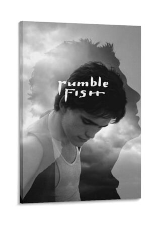 Aesthetic Posters Rumble Fish Movie Poster Canvas Art Poster And Wall Art Picture Print Modern Family Bedroom Decor Posters 08x12inch(20x30cm)