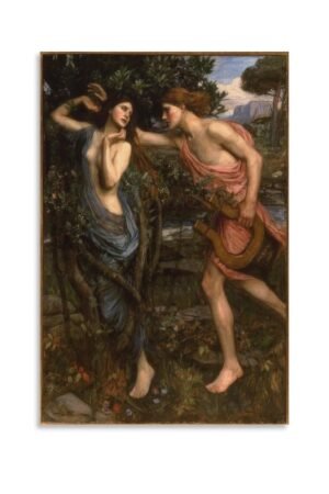 Art Posters Depicting Apollo And Daphne John William Waterhouse Poster Prints Canvas Art Poster And Wall Art Picture Print Modern Family Bedroom Decor Posters 20x30inch(50x75cm)
