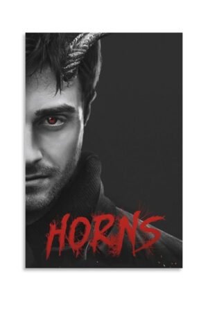 Art Posters Horns Movie Poster Poster Decorative Painting Canvas Wall Art Living Room Posters Bedroom Painting 08x12inch(20x30cm)