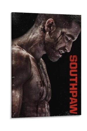 Art Posters Southpaw Movie Poster Poster Decorative Painting Canvas Wall Art Living Room Posters Bedroom Painting 24x36inch(60x90cm)