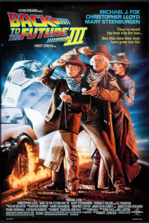 Back To The Future III - Framed Movie Poster (Regular Style) (Size: 27" X 40")