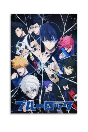 Blue Lock Anime Poster Poster 90s Canvas Wall Art Room Aesthetic Decor Posters 12x18inch(30x45cm)