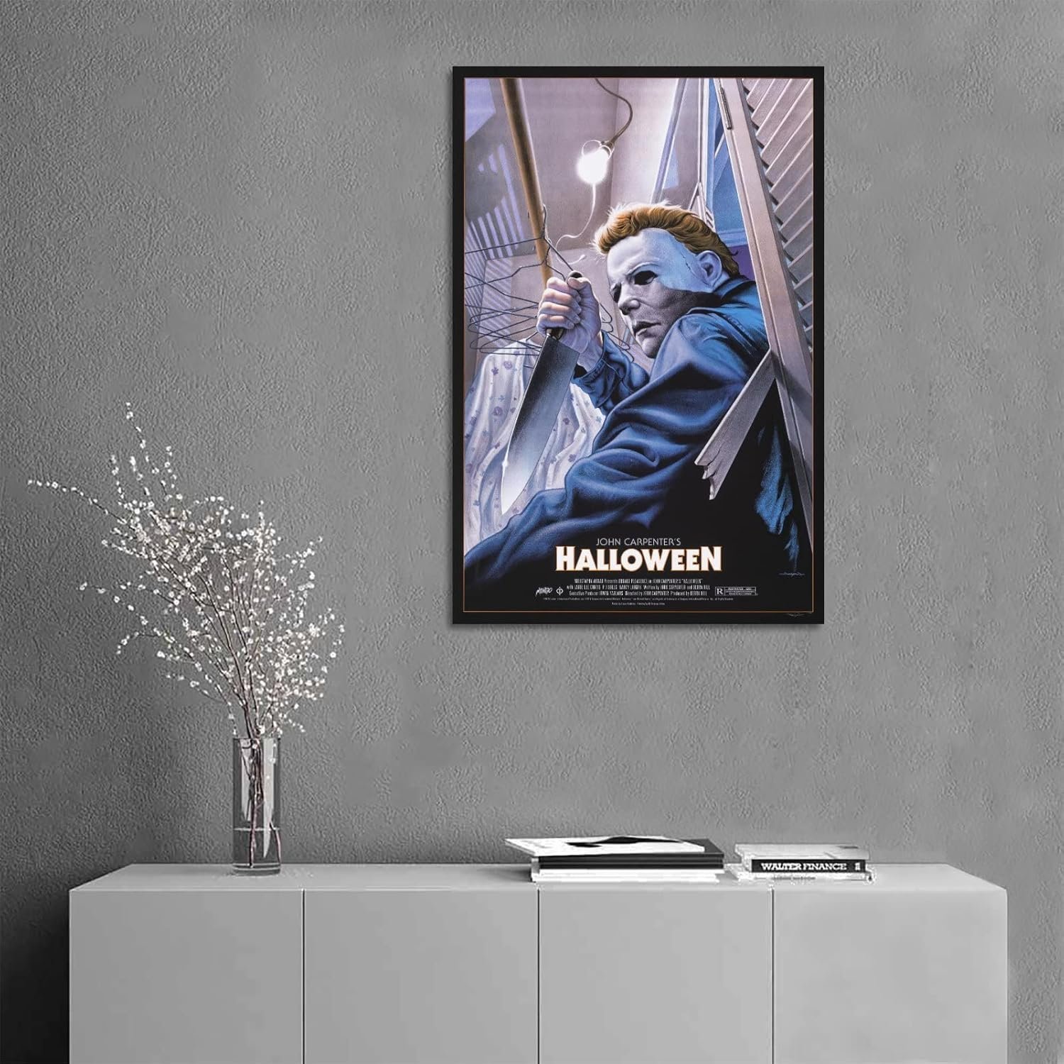 BNE Michael Myer Halloween Horror Movie Canvas Art Poster And Wall Art Picture Print Modern Family Bedroom Decor Posters 16x24inch(40x60cm)