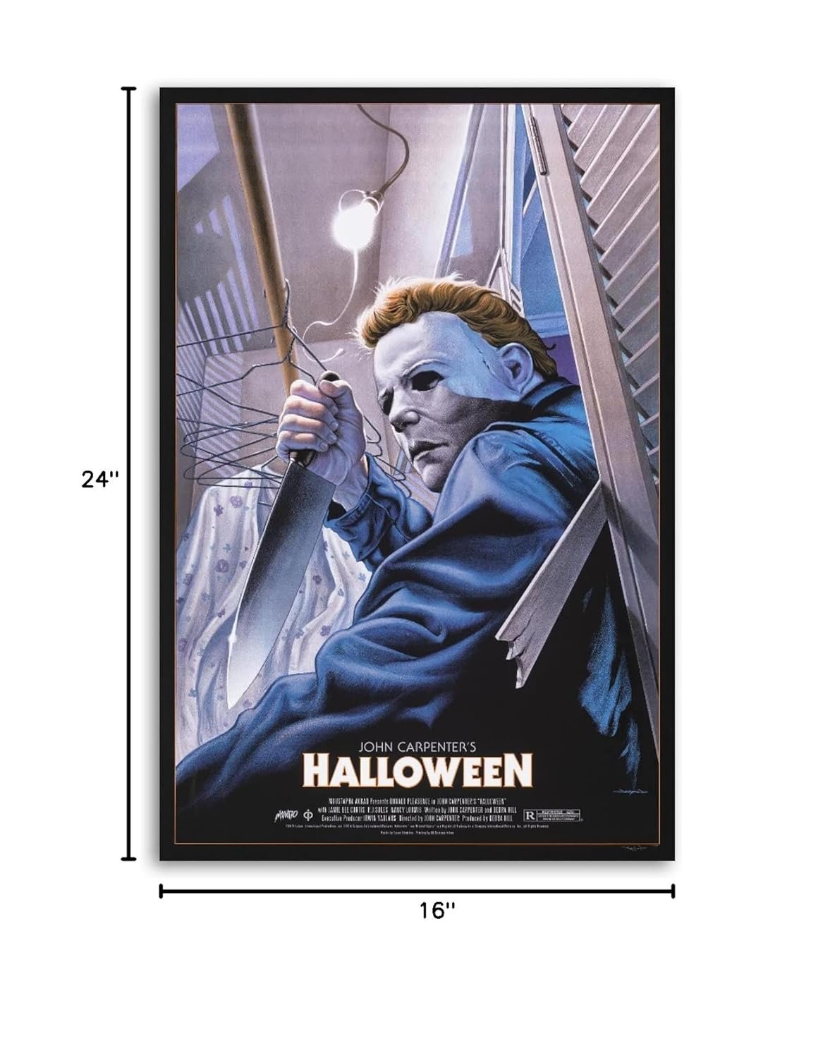BNE Michael Myer Halloween Horror Movie Canvas Art Poster And Wall Art Picture Print Modern Family Bedroom Decor Posters 16x24inch(40x60cm)