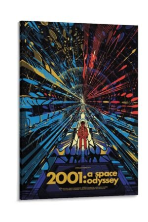Classic Movie Posters 2001 A Space Odyssey Movie Poster Poster Decorative Painting Canvas Wall Art Living Room Posters Bedroom Painting 24x36inch(60x90cm)
