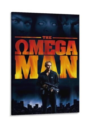 Classic Movie Posters The Omega Man Room Aesthetic Posters Cool Artwork Wall Art Home Decor Gift Ideass Canvas Art Poster And Wall Art Picture Print Modern Family Bedroom Decor...