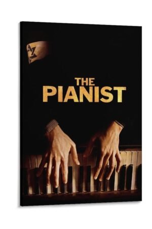 Classic Movie Posters The Pianist Aesthetic Posters for Bedroom Minimalist Poster Home Office Decors Poster Decorative Painting Canvas Wall Art Living Room Posters Bedroom...