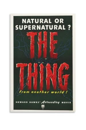 Classic Movie Posters The Thing from Another World Room Aesthetic Posters Cool Artwork Wall Art Home Decor Gift Ideas Canvas Art Poster And Wall Art Picture Print Modern Family...