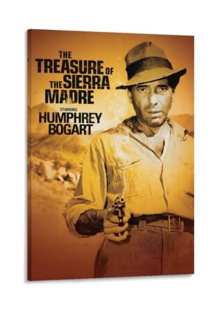 Classic Movie Posters The Treasure of The Sierra Madre Room Aesthetic Posters Cool Artwork Wall Art Home Decor Gift Ideas Canvas Art Poster And Wall Art Picture Print Modern...