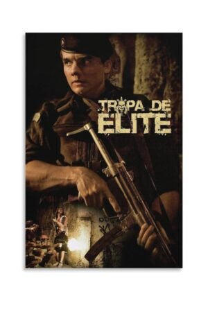 Classic Movie Posters Tropa De Elite Pictures for Living Room Wall Decoration Indie Room Decor Canvas Art Poster And Wall Art Picture Print Modern Family Bedroom Decor Posters...