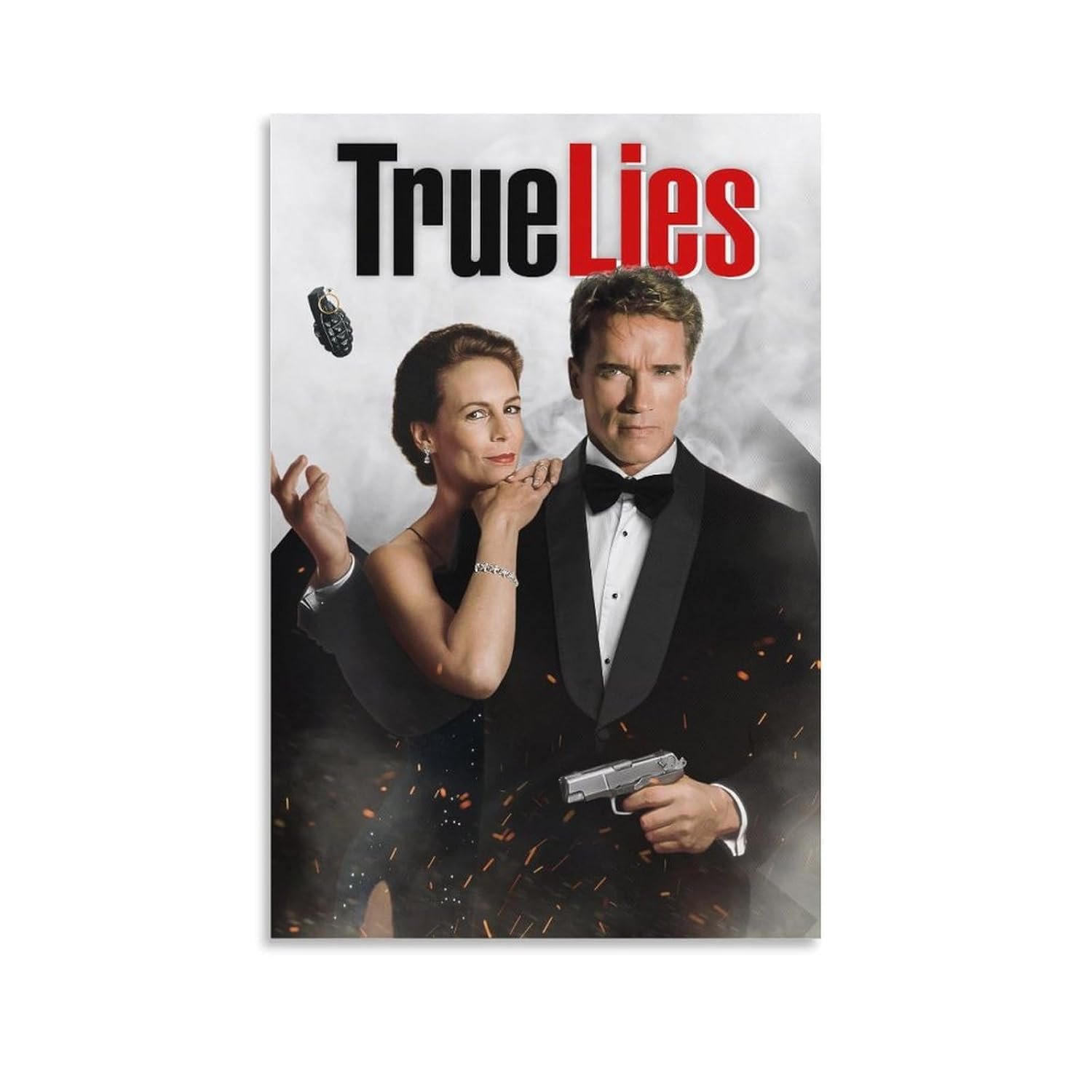 Classic Movie Posters True Lies Room Aesthetic Posters Cool Artwork Wall Art Home Decor Gift Ideas Canvas Art Poster And Wall Art Picture Print Modern Family Bedroom Decor...