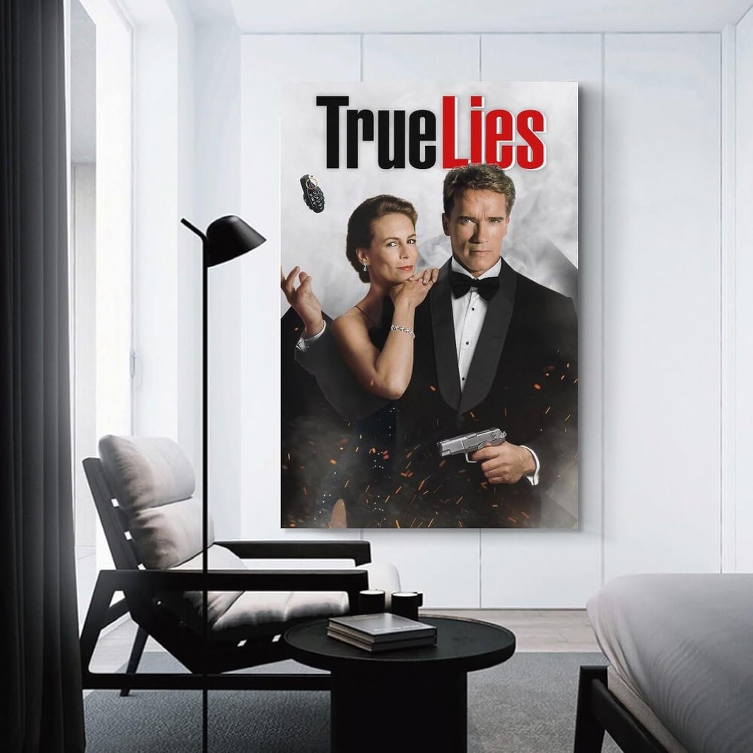 Classic Movie Posters True Lies Room Aesthetic Posters Cool Artwork Wall Art Home Decor Gift Ideas Canvas Art Poster And Wall Art Picture Print Modern Family Bedroom Decor...