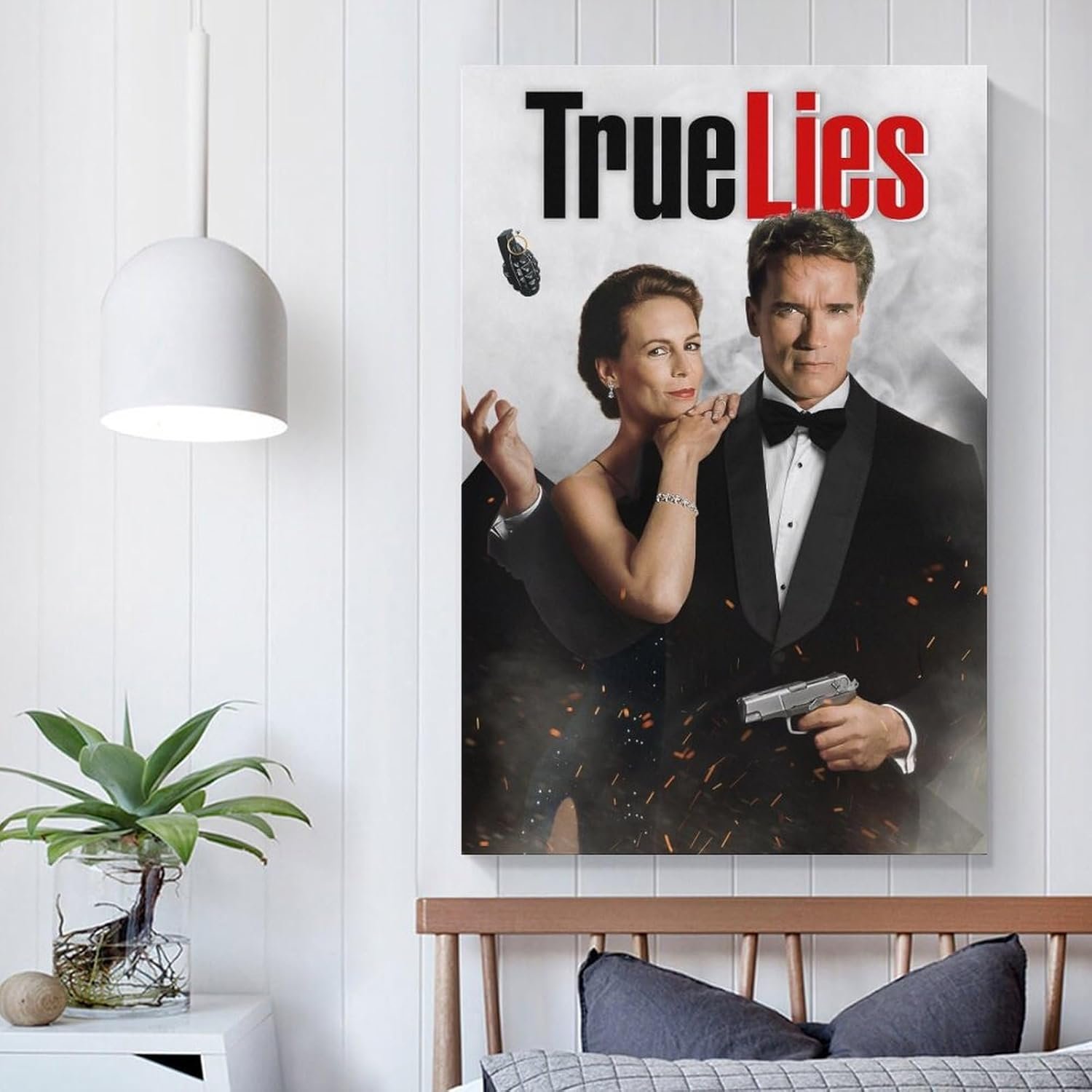 Classic Movie Posters True Lies Room Aesthetic Posters Cool Artwork Wall Art Home Decor Gift Ideas Canvas Art Poster And Wall Art Picture Print Modern Family Bedroom Decor...