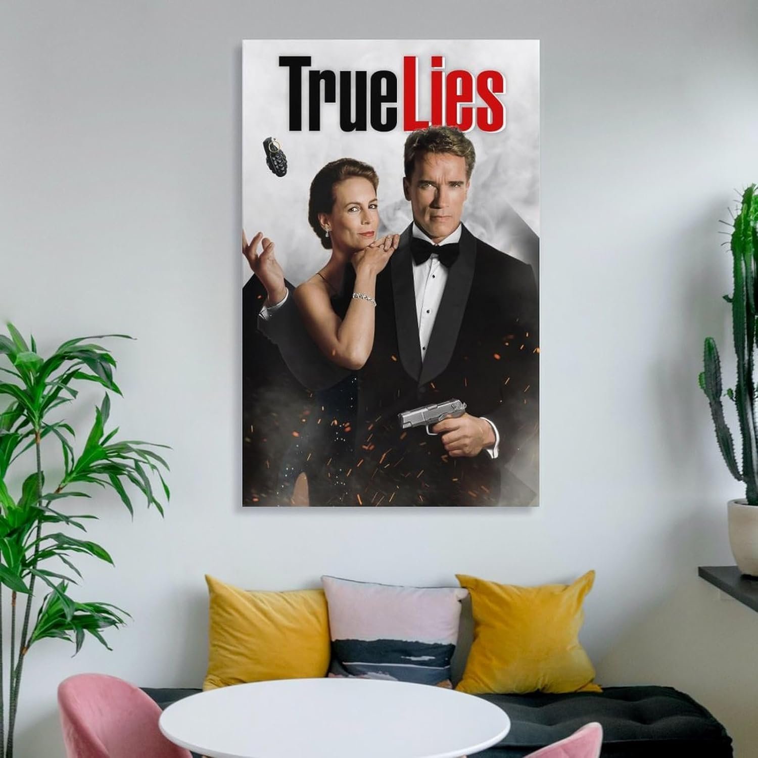 Classic Movie Posters True Lies Room Aesthetic Posters Cool Artwork Wall Art Home Decor Gift Ideas Canvas Art Poster And Wall Art Picture Print Modern Family Bedroom Decor...