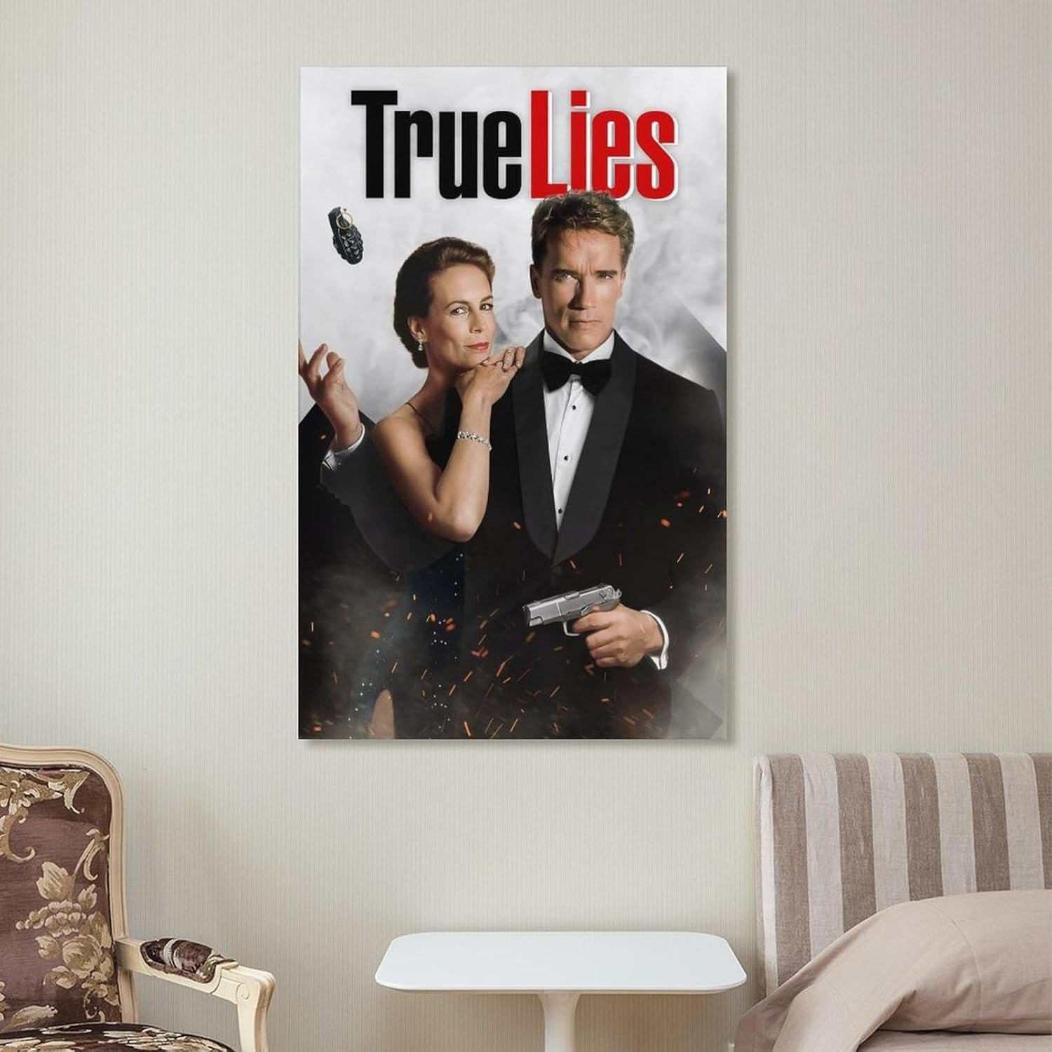 Classic Movie Posters True Lies Room Aesthetic Posters Cool Artwork Wall Art Home Decor Gift Ideas Canvas Art Poster And Wall Art Picture Print Modern Family Bedroom Decor...