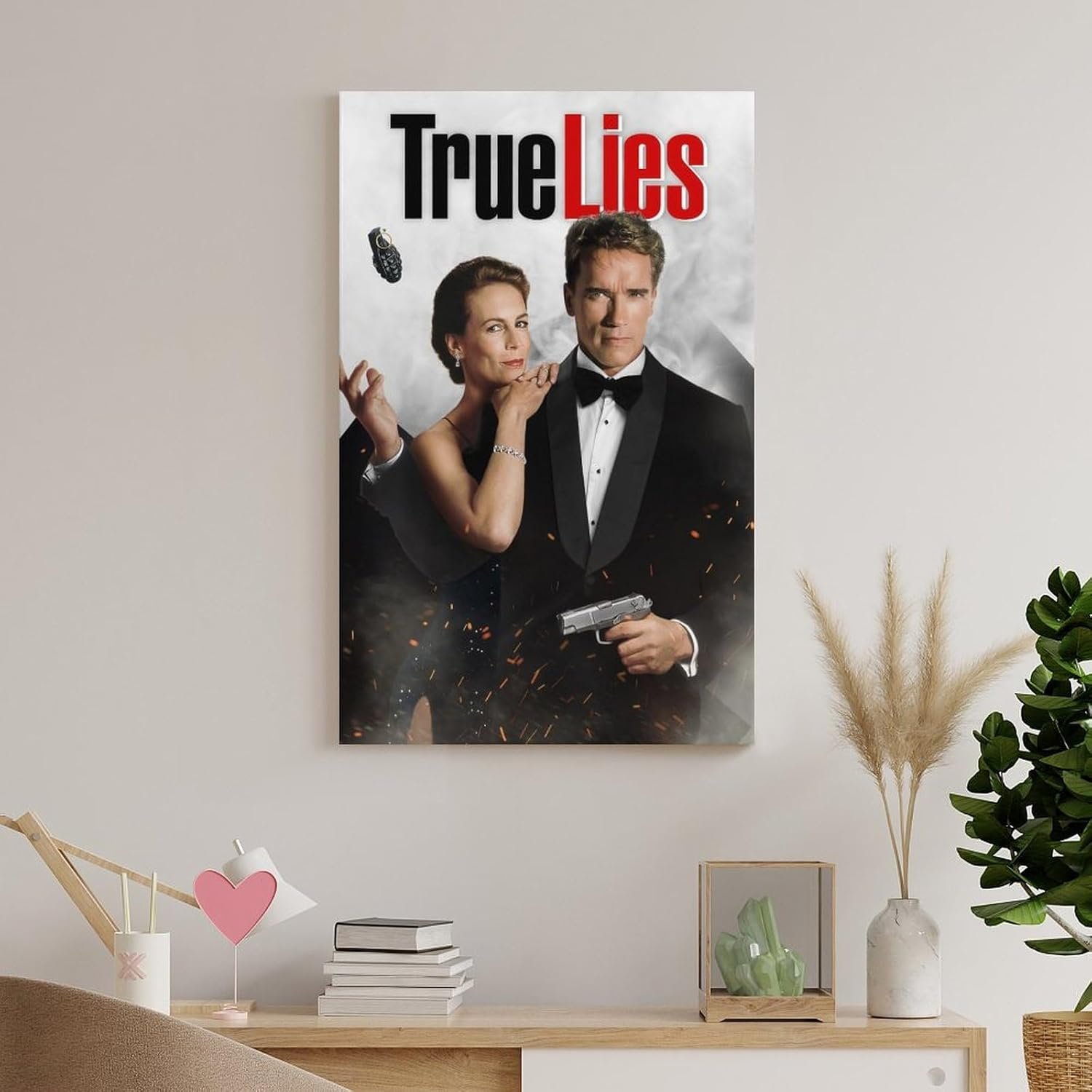Classic Movie Posters True Lies Room Aesthetic Posters Cool Artwork Wall Art Home Decor Gift Ideas Canvas Art Poster And Wall Art Picture Print Modern Family Bedroom Decor...
