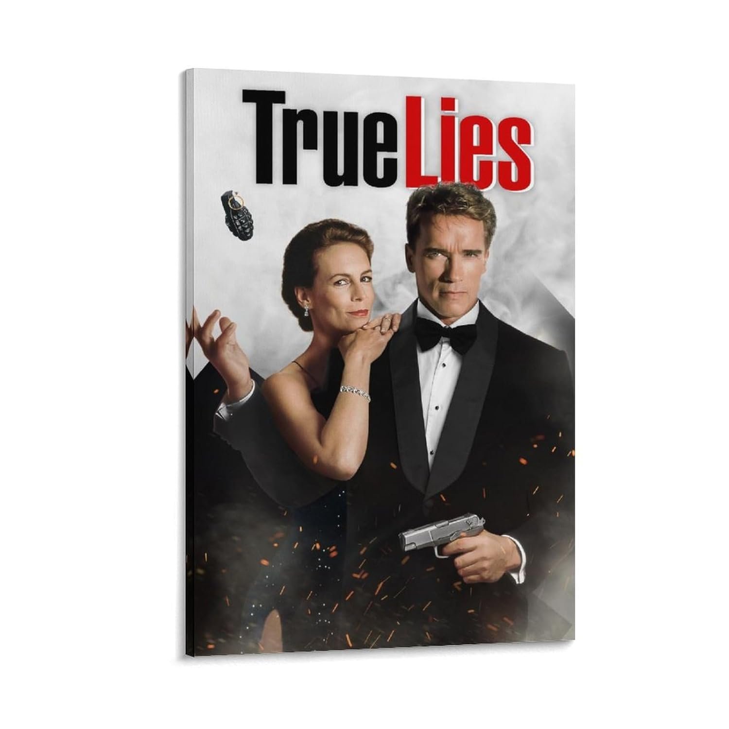 Classic Movie Posters True Lies Room Aesthetic Posters Cool Artwork Wall Art Home Decor Gift Ideas Canvas Art Poster And Wall Art Picture Print Modern Family Bedroom Decor...