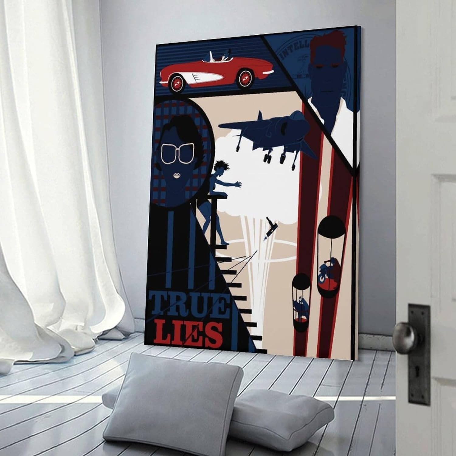 Classic Movie Posters True Lies Room Aesthetic Posters Cool Artwork Wall Art Home Decor Gift Ideas Canvas Art Poster And Wall Art Picture Print Modern Family Bedroom Decor...