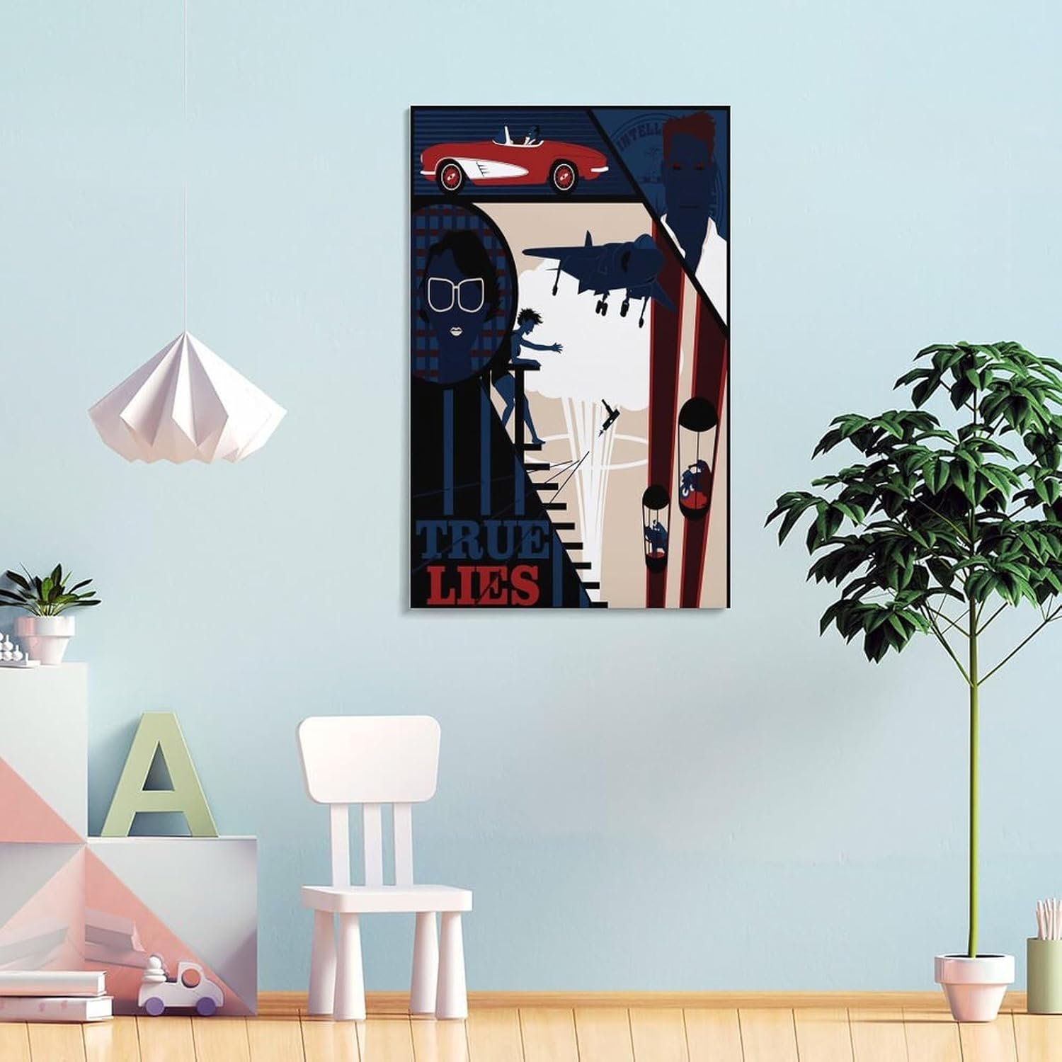 Classic Movie Posters True Lies Room Aesthetic Posters Cool Artwork Wall Art Home Decor Gift Ideas Canvas Art Poster And Wall Art Picture Print Modern Family Bedroom Decor...
