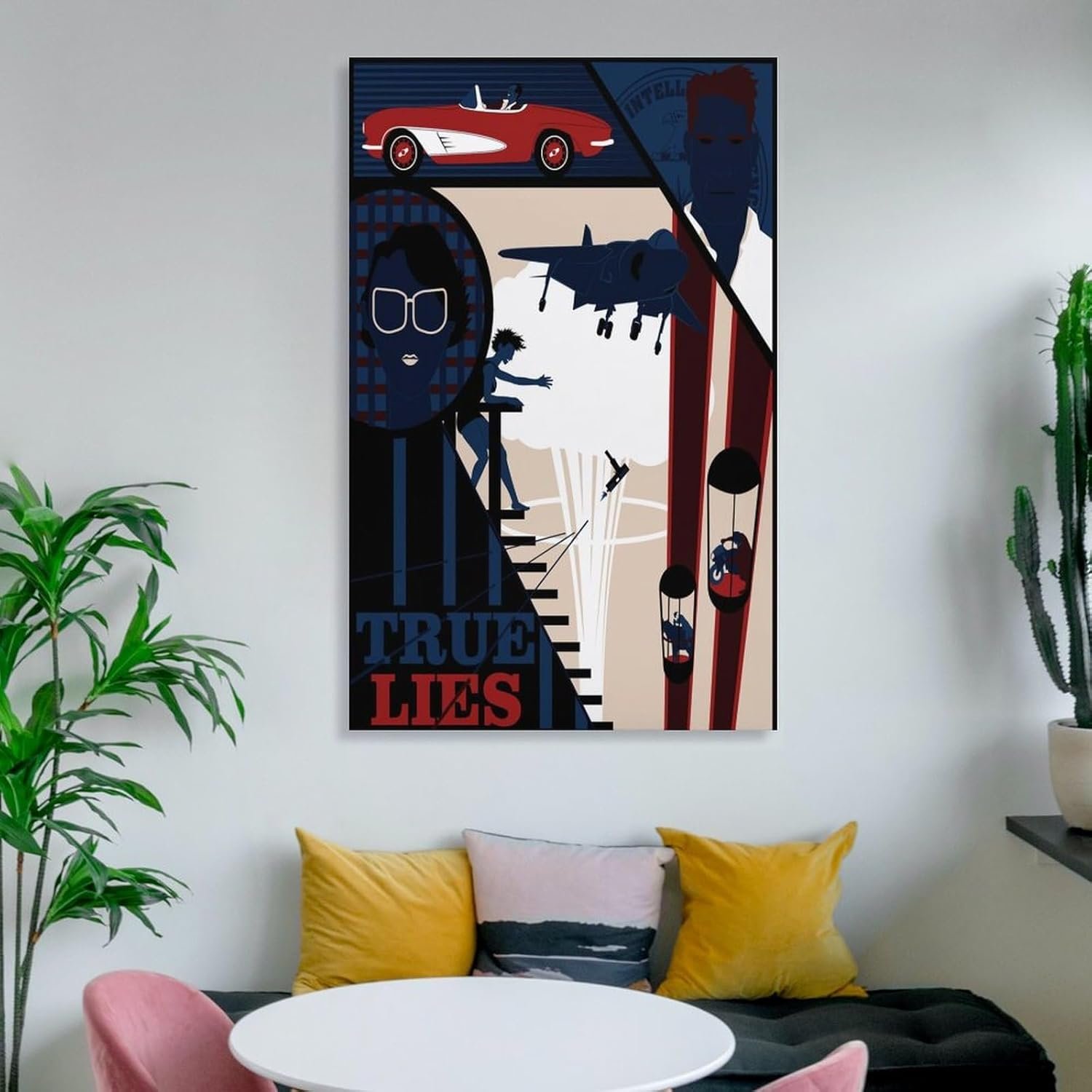 Classic Movie Posters True Lies Room Aesthetic Posters Cool Artwork Wall Art Home Decor Gift Ideas Canvas Art Poster And Wall Art Picture Print Modern Family Bedroom Decor...