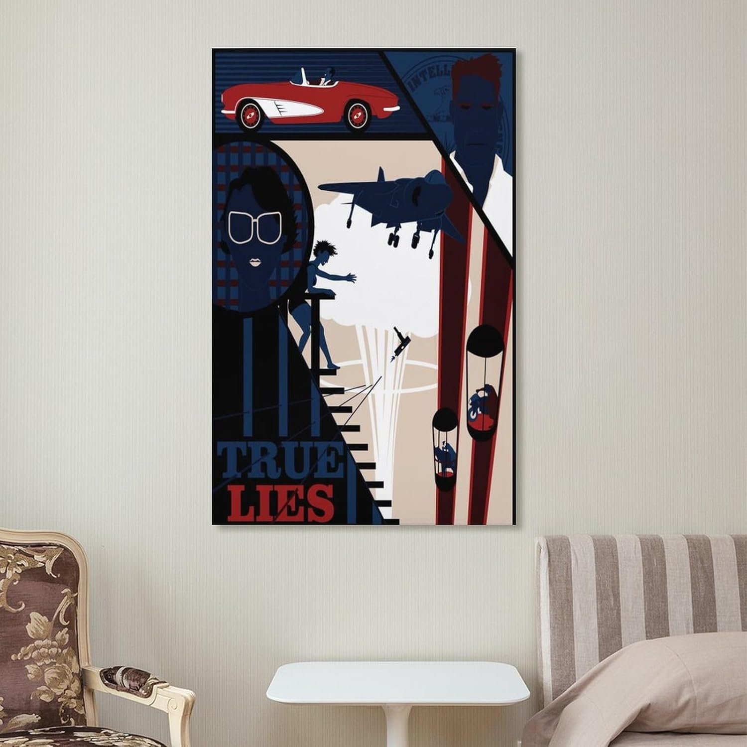 Classic Movie Posters True Lies Room Aesthetic Posters Cool Artwork Wall Art Home Decor Gift Ideas Canvas Art Poster And Wall Art Picture Print Modern Family Bedroom Decor...