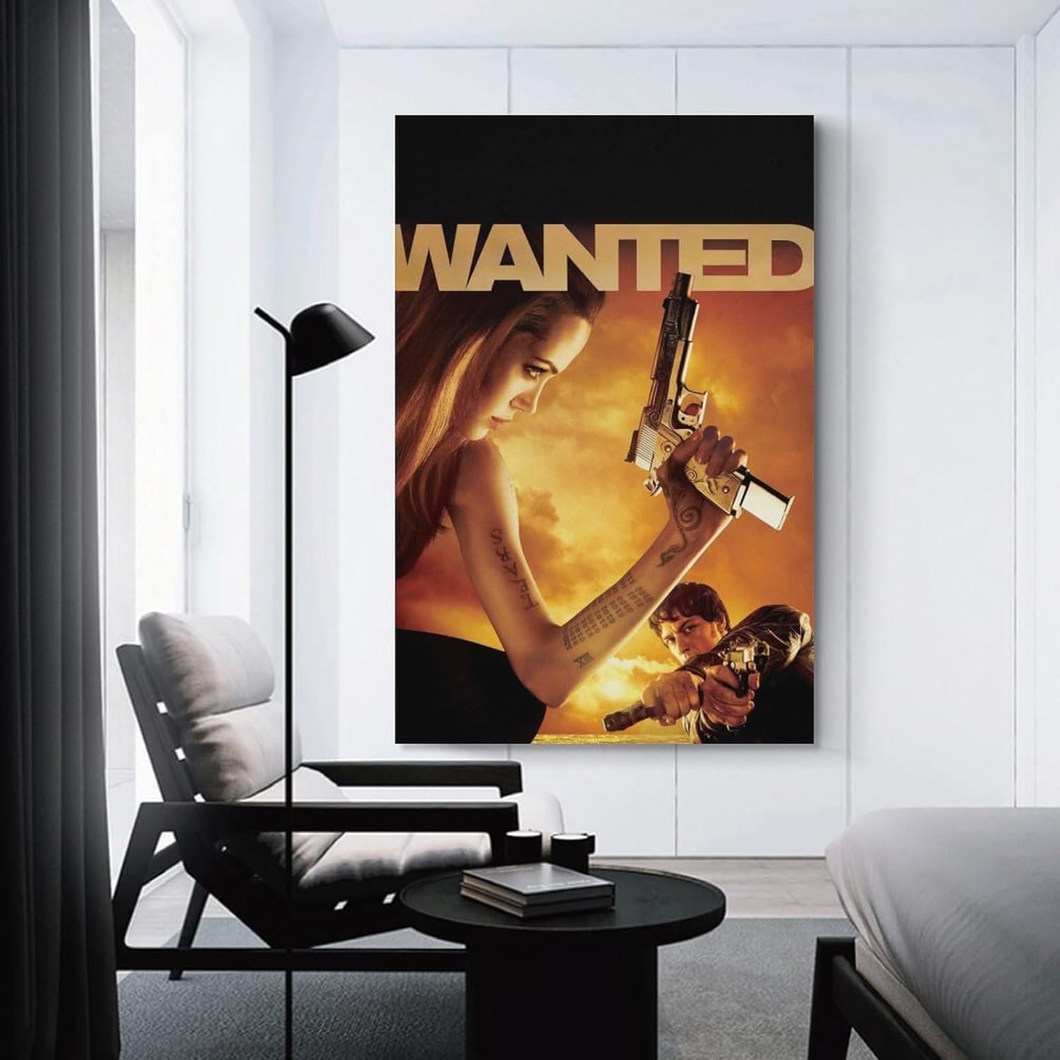 Classic Movie Posters Wanted Aesthetic Posters for Bedroom Minimalist Poster Home Office Decor Canvas Art Poster And Wall Art Picture Print Modern Family Bedroom Decor Posters...