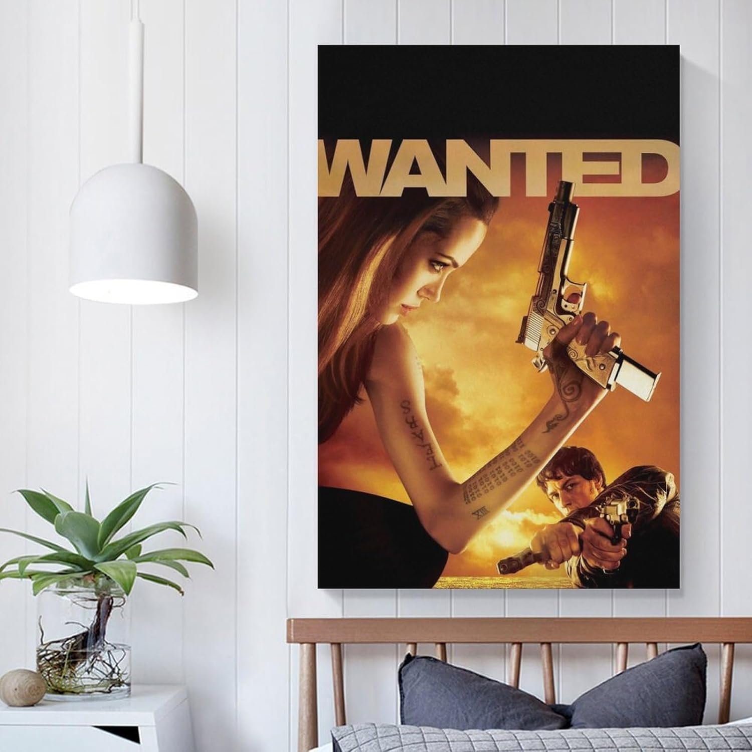 Classic Movie Posters Wanted Aesthetic Posters for Bedroom Minimalist Poster Home Office Decor Canvas Art Poster And Wall Art Picture Print Modern Family Bedroom Decor Posters...