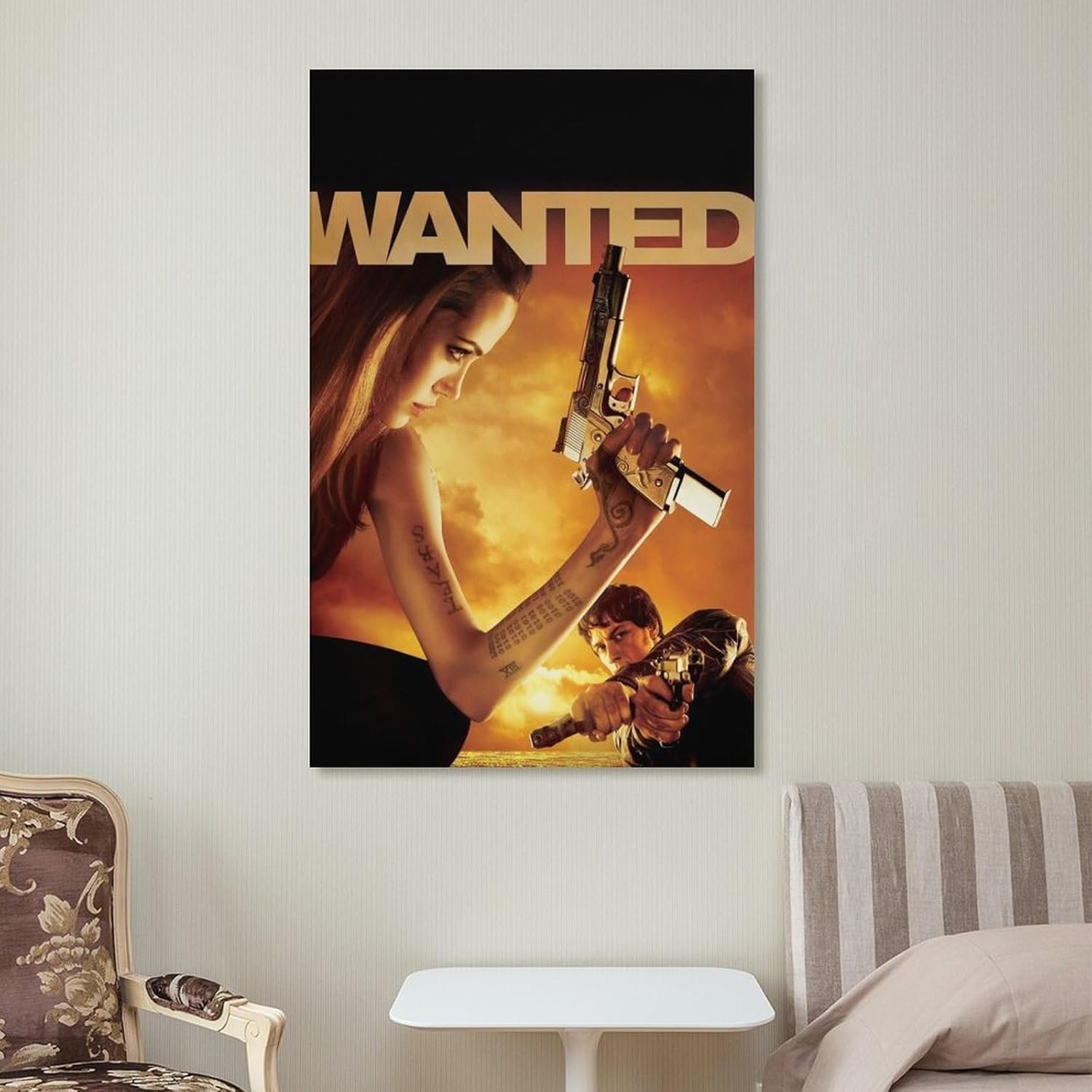 Classic Movie Posters Wanted Aesthetic Posters for Bedroom Minimalist Poster Home Office Decor Canvas Art Poster And Wall Art Picture Print Modern Family Bedroom Decor Posters...