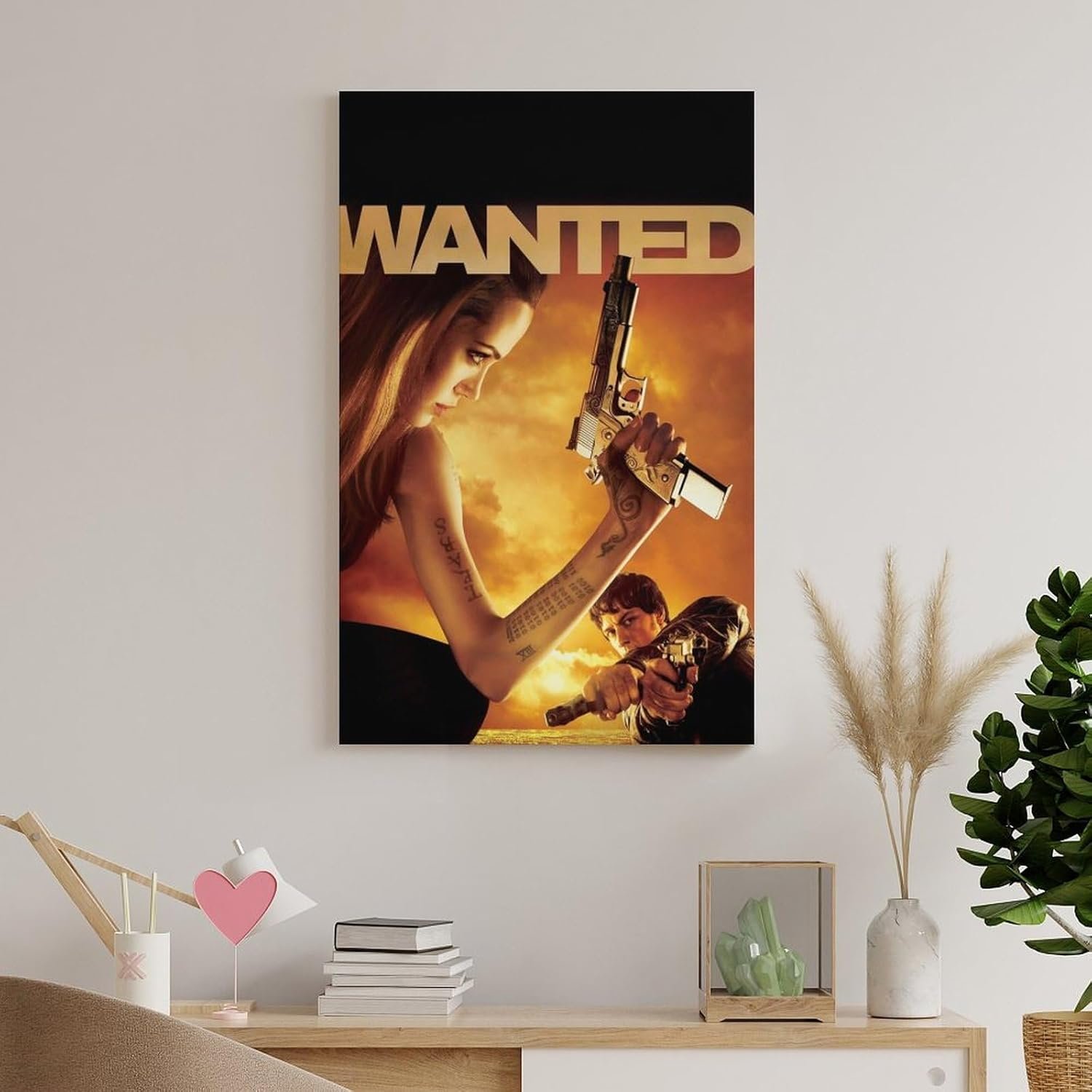 Classic Movie Posters Wanted Aesthetic Posters for Bedroom Minimalist Poster Home Office Decor Canvas Art Poster And Wall Art Picture Print Modern Family Bedroom Decor Posters...