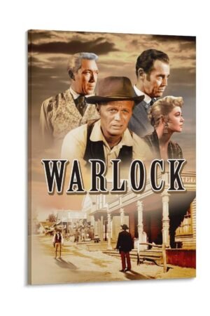 Classic Movie Posters Warlock Room Aesthetic Posters Cool Artwork Wall Art Home Decor Gift Ideas Poster Decorative Painting Canvas Wall Art Living Room Posters Bedroom Painting...
