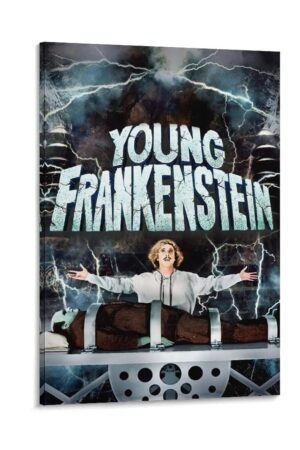 Classic Movie Posters Young Frankenstein Room Aesthetic Posters Cool Artwork Wall Art Home Decor Gift Ideas Canvas Art Poster And Wall Art Picture Print Modern Family Bedroom...