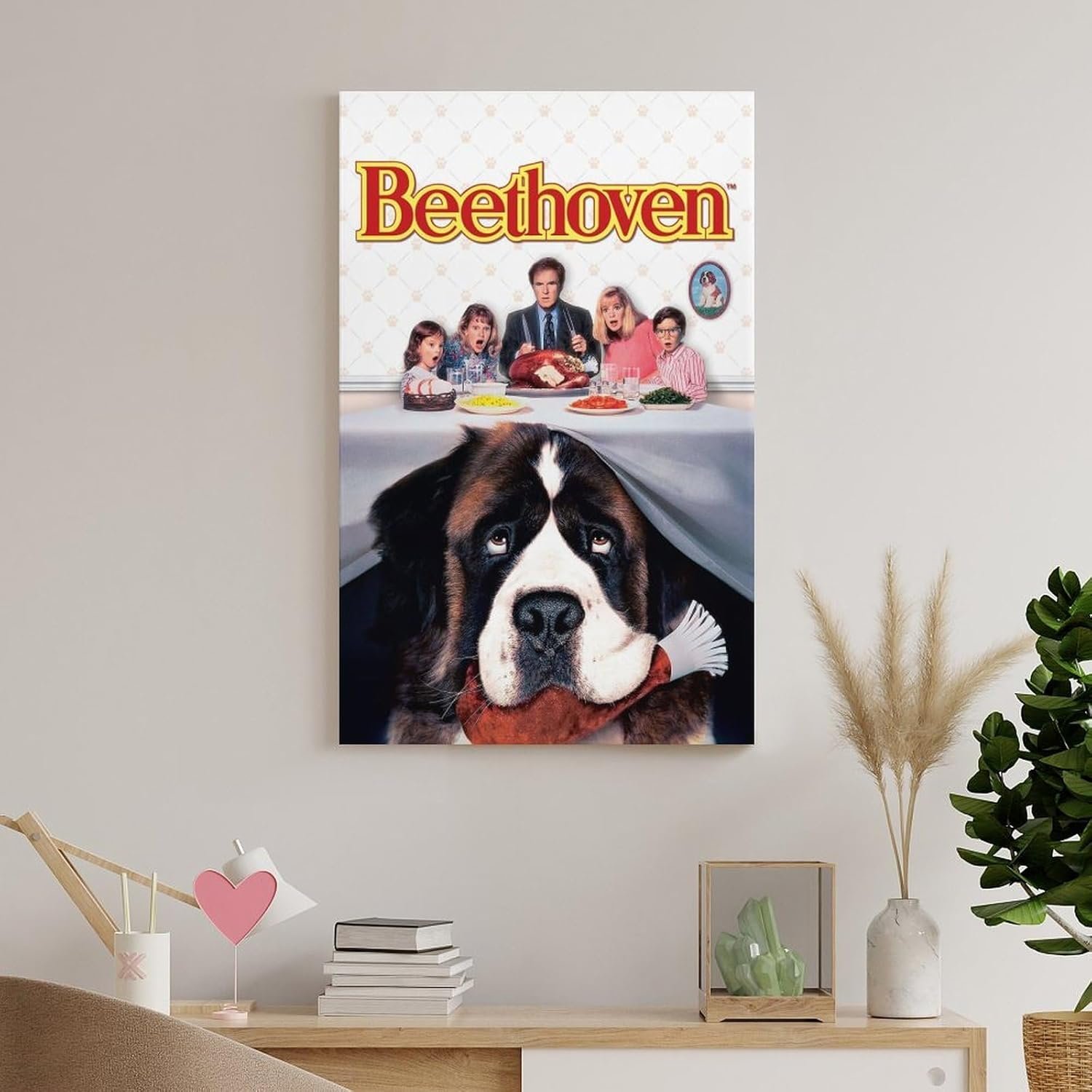 Classic Movie Postersr Beethoven Room Aesthetic Posters Cool Artwork Wall Art Home Decor Gift Ideas Canvas Art Poster And Wall Art Picture Print Modern Family Bedroom Decor...