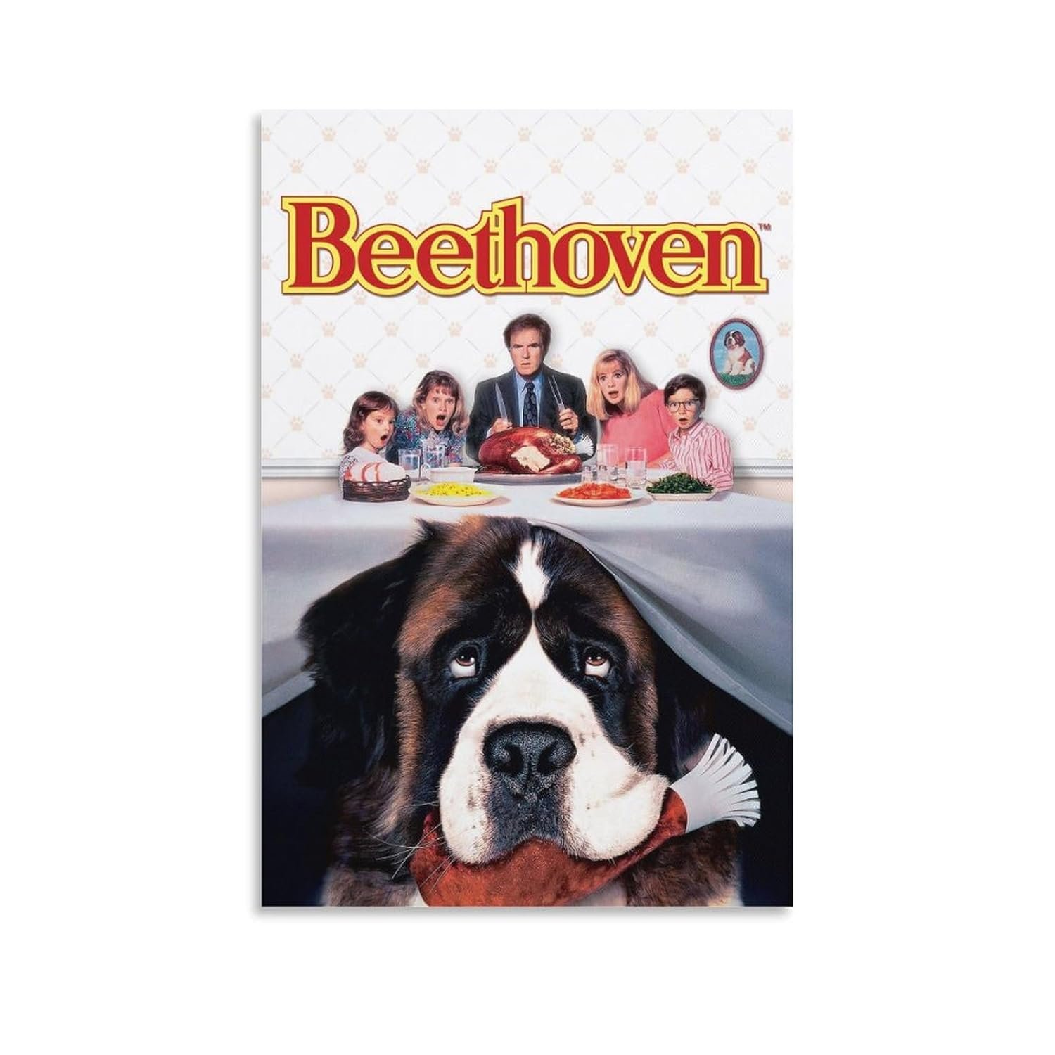 Classic Movie Postersr Beethoven Room Aesthetic Posters Cool Artwork Wall Art Home Decor Gift Ideas Canvas Art Poster And Wall Art Picture Print Modern Family Bedroom Decor...