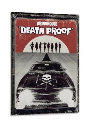 Classic Movie Postersr Death Proof Room Aesthetic Posters Cool Artwork Wall Art Home Decor Gift Ideas Poster Decorative Painting Canvas Wall Art Living Room Posters Bedroom...