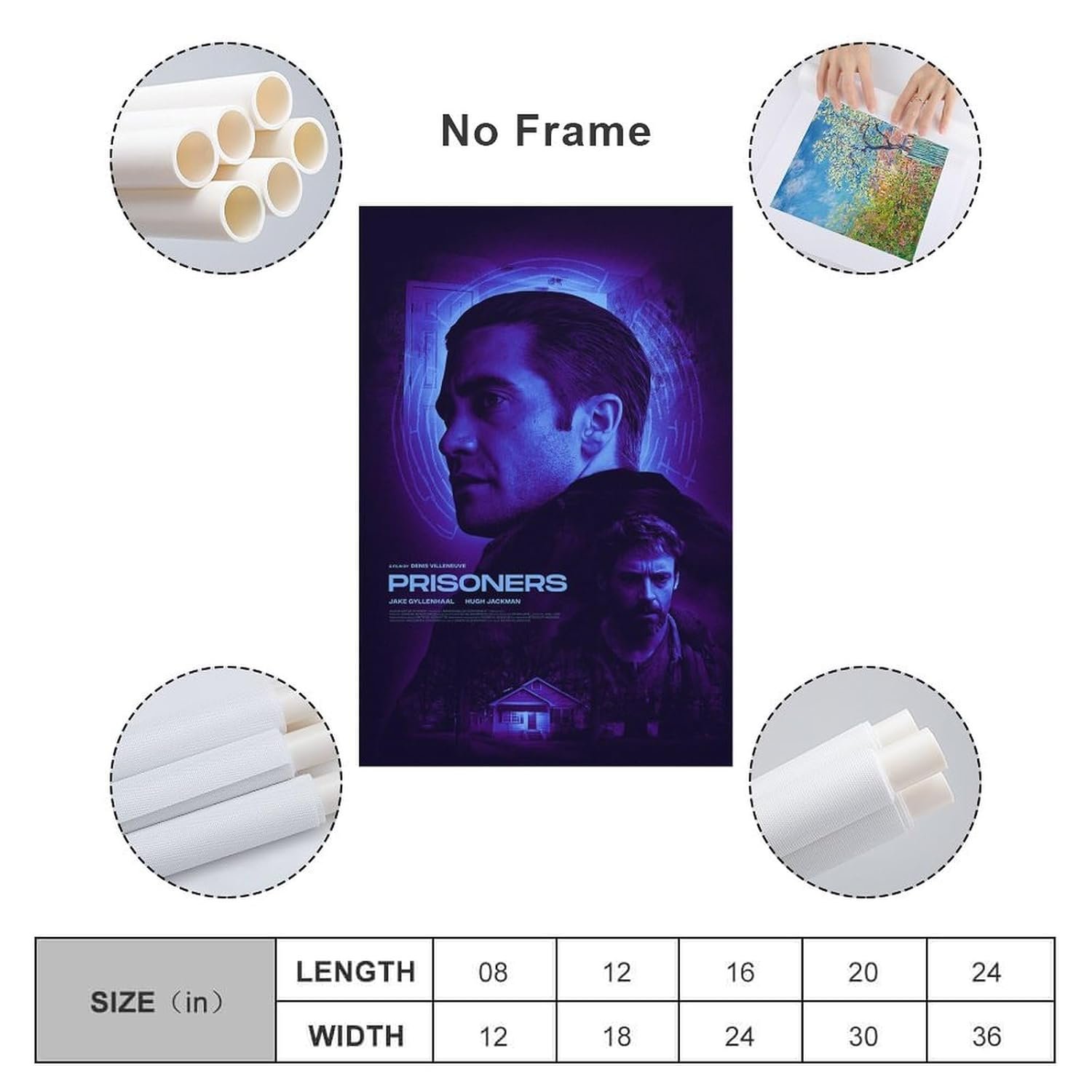 Classic Movie Prisoners Movie Poster Room Aesthetic Posters Cool Artwork Wall Art Home Decor Gift Ideas Canvas Art Poster And Wall Art Picture Print Modern Family Bedroom Decor...