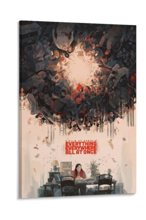 Classic Movie The Whole Universe in An Instant Movie Posters Room Aesthetic Posters Cool Artwork Wall Pictures Indie Room Decor Gift Ideas Canvas Art Poster And Wall Art Picture...